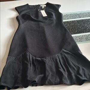 Rebecca Taylor Black Textured Sheath Dress